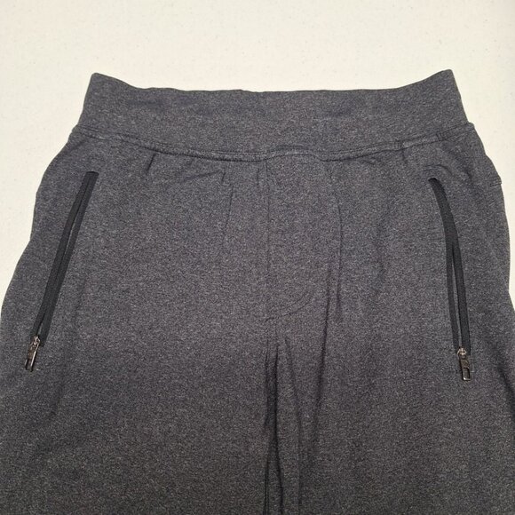 Lululemon Reflective Sweat Pants Jogger Gray Mens Small Zip Pockets Athletic - Picture 3 of 9